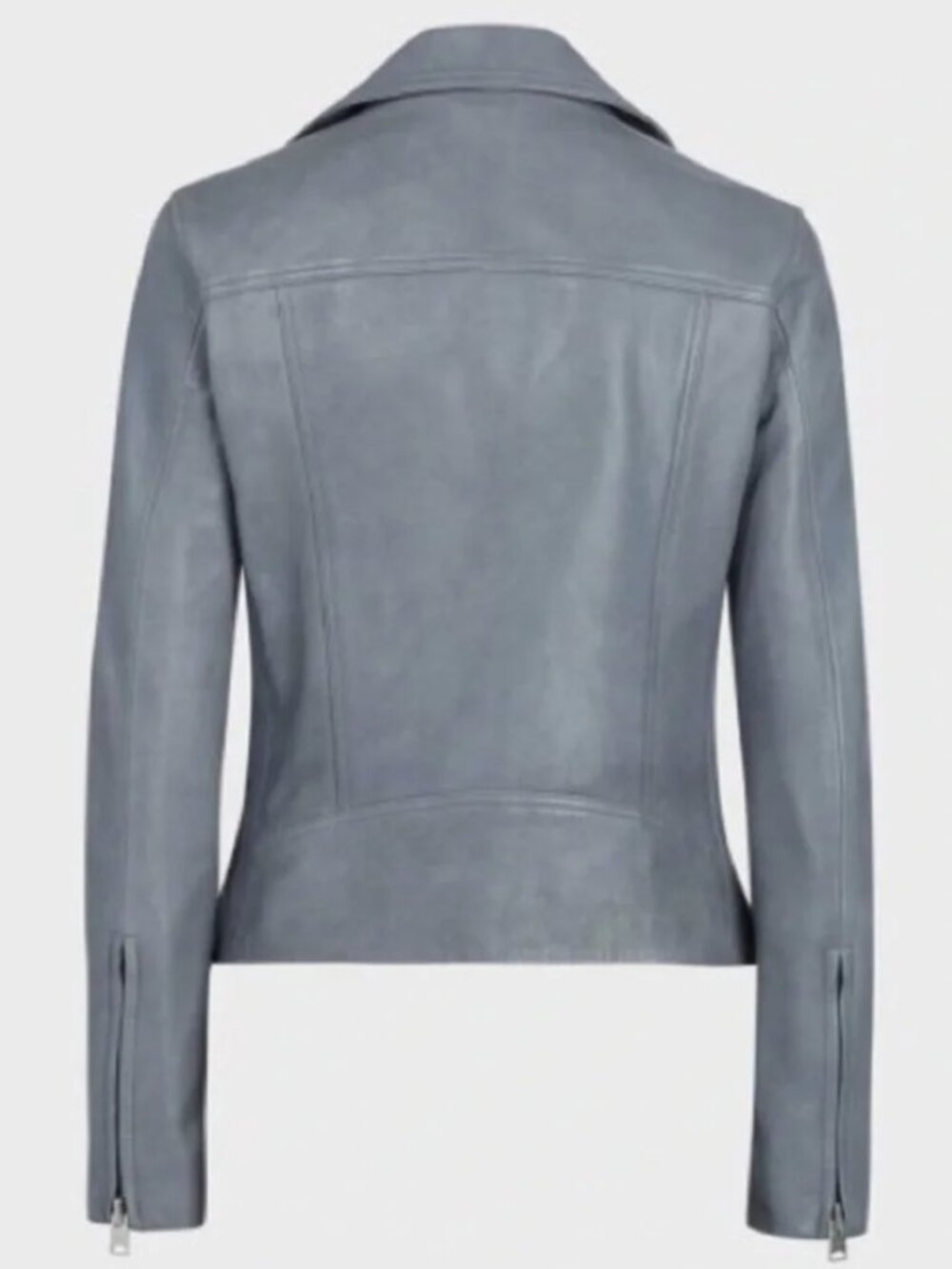 All Saints Dalby Biker Lamb Leather Jacket - Picture 3 of 6
